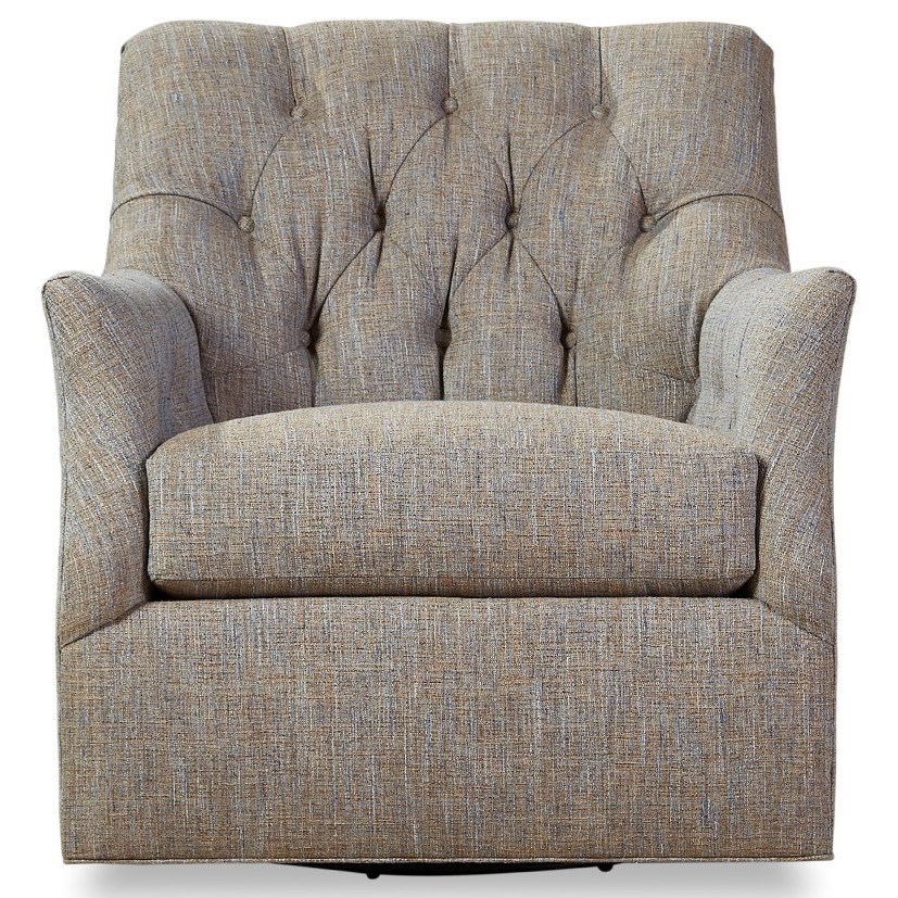 Huntington House 7765 054383291 Transitional Swivel Chair with